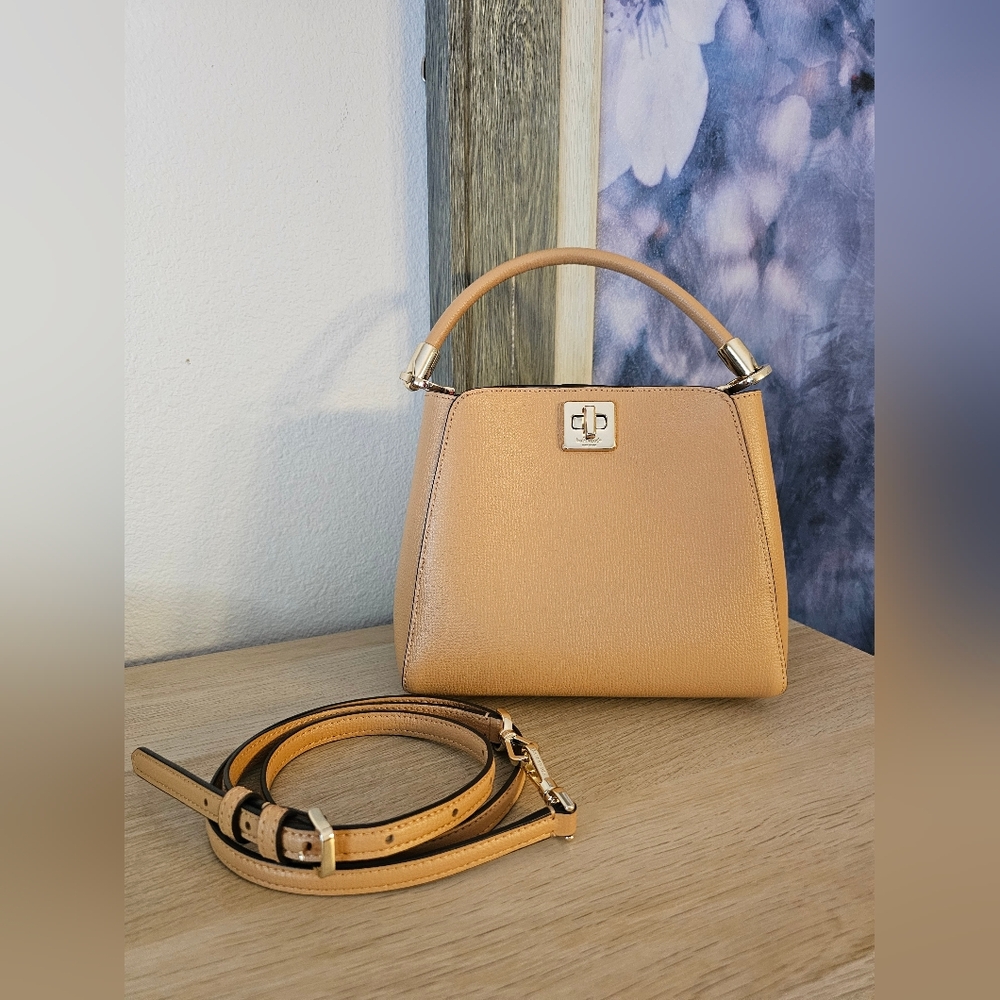 KATE SPADE "Gold" Phoebe Top Handle Purse (Like New!)